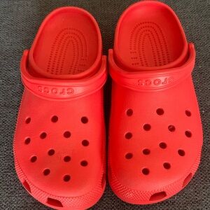 CROCS  Slip-On Slippers - Bright Red